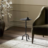 Jocelyn Raw Black Iron End Table | shipping 4/17/2025