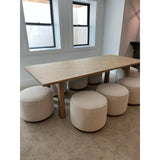 Clanton Aged Light Pine Dining Table | ready to ship!