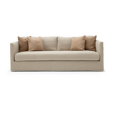 Millie Flax Linen Slipcovered Sofa | shipping 3/7/2025