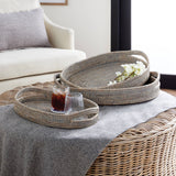 Burma Rattan Oval Serving Trays | ready to ship!