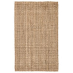 This hand-spun jute Naturals Lucia Achelle Area Rug by Jaipur Living, or NAL03, offers a neutral foundation to transitional homes. Perfect for textile layering and coastal appeal, this texture-rich natural layer lends an eco-friendly accent in a warm-toned taupe hue.