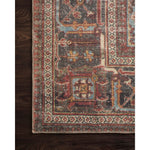 The Loloi Loren Brick / Multi Area Rug, or LQ13, offers vintage hand-knotted looks at an affordable price. This power loomed rug is perfect for living rooms, dining rooms, or other high traffic areas. These printed designs provide a textured effect by portraying every single individual knot on a soft polyester base.